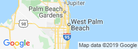 West Palm Beach map